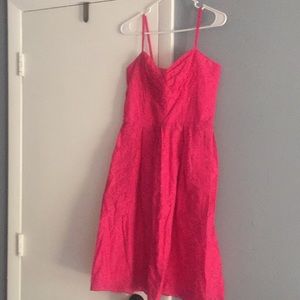 Lilly Pulitzer eyelet dress.